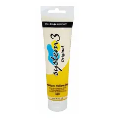 Daler-Rowney&reg; Original System 3 Acrylic, 150mL Cadmium Yellow Hue