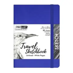 Pro Art&reg; Premier Royal Blue Travel Sketchbook