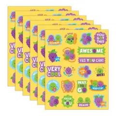 Teacher Created Resources&reg; Grape Smelly Stickers, 6 Packs of 120