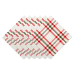 DII&reg; Kitchen & Tabletop Jolly Tree Collection Nutcracker Plaid Napkin Set, 6ct.