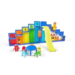 hand2mind Numberblocks&reg; Step Squad Mission Headquarters Playhouse Set