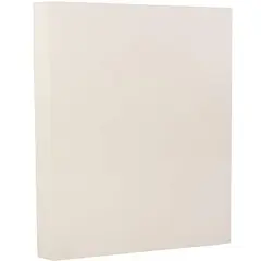 JAM Paper Strathmore Natural White Wove 8.5" x 11" Extra Heavy-Weight Cardstock, 25 Sheets