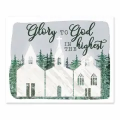 Glory God Churches Tabletop Canvas