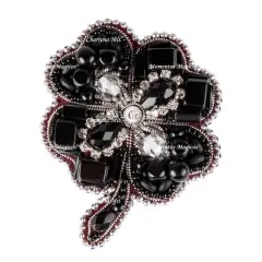 BP-319C Four-Leafed Brooch Beadwork Kit