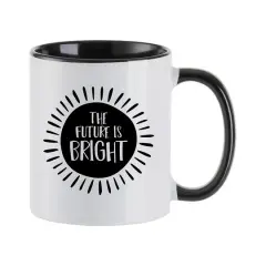 Craft Express 6ct. 11oz. Sublimation Black Handle Mugs