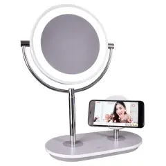 OttLite 15.65" Wireless Charging LED Makeup Mirror