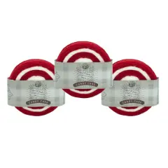 3 Pack Lion Brand&reg; North Pole Yarn Co. Candy Cake Yarn Red/White