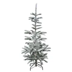 9ft. Unlit Real Touch&trade; Flocked Nordmann Fir Artificial Christmas Tree