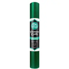 PA Vinyl Fine Glitter Permanent Adhesive Vinyl Emerald