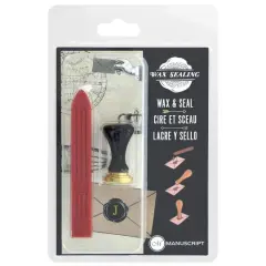 Manuscript Wax Sealing Initial Set J