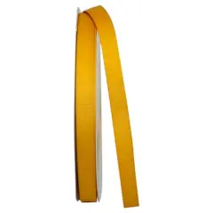 JAM Paper 5/8" x 100yd. Grosgrain Style Wired Ribbon Gold
