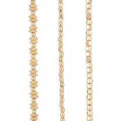 Gold Faceted Metal Bead Mix by Bead Landing&trade;