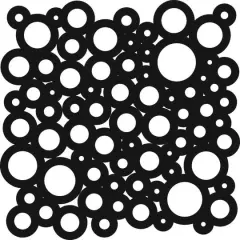 The Crafter's Workshop Cosmic Bubbles Stencil