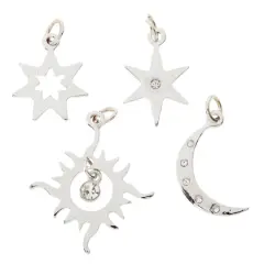 Sun, Moon & Star Charm Set by Bead Landing&trade;