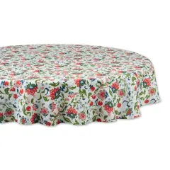 DII&reg; Garden Floral Print Outdoor Tablecloth 60 Round
