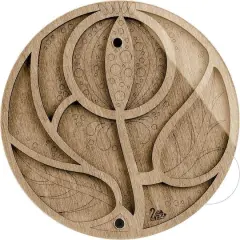 Wonderland Crafts 5.5" Flower Bead Organizer with Transparent Cover