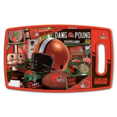NFL Retro Series Cutting BoardCleveland Browns
