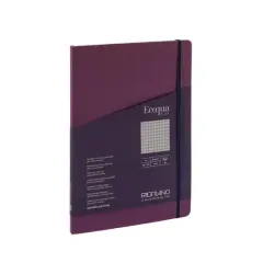 Fabriano&reg; Ecoqua Plus Stitch-Bound Graph Notebook Wine