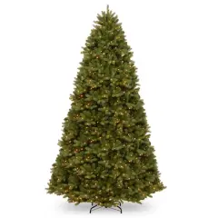 9ft. Pre-Lit PowerConnect&trade; Newberry&reg; Spruce Artificial Christmas Tree, Dual Color&reg; LED Lights