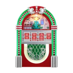 10.5" Red Vintage Christmas Jukebox