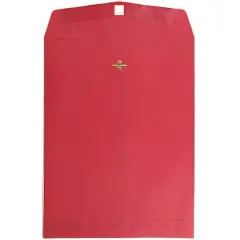 JAM Paper 10" x 13" Colored Open End Catalog Envelopes, 25ct. Red