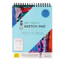 Bright Stripes Dry Media Sketch Pad