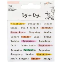 American Crafts&trade; Maggie Holmes Day-To-Day Planner Mini Sticker Book No. 2