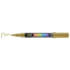DecoColor&reg; Fine Tip Acrylic Paint Marker Gold