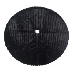 4ft. Black Christmas Tree Skirt by Ashland&reg;