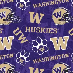 NCAA University of Washington Huskies Cotton Fabric
