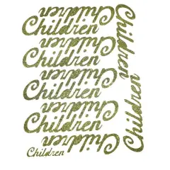 JAM Paper Children Gold Standard Script Stickers