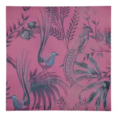 Peacock Pattern 10" x 10" Cotton Twill Napkin