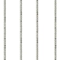 Metal Faceted Rondelle Beads, 2mm by Bead Landing&trade; Silver