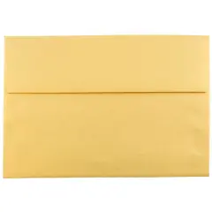JAM Paper A8 Metallic Invitation Envelopes, 25ct. Gold Stardream