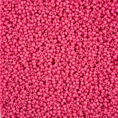 John Bead Terra Intensive 10/0 Czech Glass Seed Beads, 500g Rose Matte