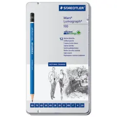 Staedtler&reg; Lumograph&reg; Soft Degrees Pencil Set