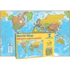 Round World Products World Map Jigsaw Puzzle