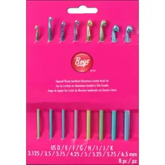Boye&reg; Aluminum Crochet Hook Set, D-K