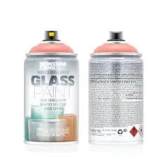 Montana&trade; Cans Glass Spray Paint, 250mL GP3010 Coral Red