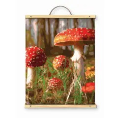 16" x 20" Fall Mushrooms Paint-by-Number Kit by Artist's Loft&reg;