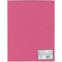 Kunin 9" x 12" Eco-Fi Plus Premium Felt Sheet, 12 Sheets Candy Pink