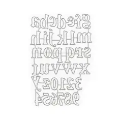 Alphabet & Number Cutting Die by Recollections&trade;