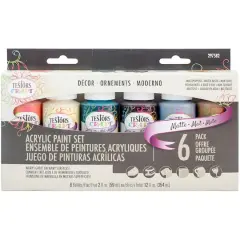 Testors&reg; Craft D&eacute;cor Matte Acrylic Paint Set
