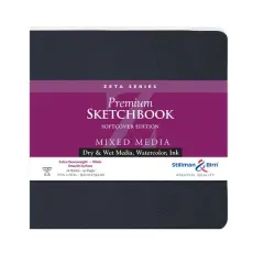 Stillman & Birn&reg; Zeta Series White Softcover Mixed Media Sketchbook