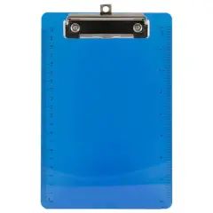 JAM Paper Mini Plastic Memo Clipboards, 12ct. Blue