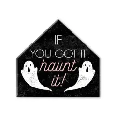 Haunt It House-Shaped Canvas