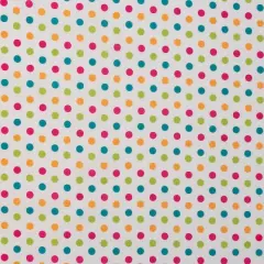 SINGER Spring Floral Dots Cotton Fabric