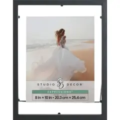 Expressions&trade; 8" x 10" Float Frame by Studio D&eacute;cor&reg; Black