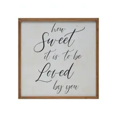 Hello Honey&reg; How Sweet It Is MDF Framed Wall D&eacute;cor