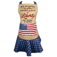 DII&reg; Stars & Stripes Sweet Liberty Ruffle Apron